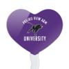 GRAPHICS & MORE Prairie View A&M Panthers Logo Heart Love Cupcake Picks Toppers Decoration Set of 6 view 2