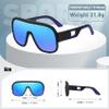 Bevi Sunglasses Polarized UV Protection with Flexible Lightweight Frame Shield Sunglasses for Men Women 2738C3 view 2