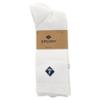 Sperry Men's Repreve Comfort Sneaker Crew with Heel & Toe Comfort Cushioning Sock 3 Pair Pack, White, Men's Shoe Size: 6.5-12 view 3