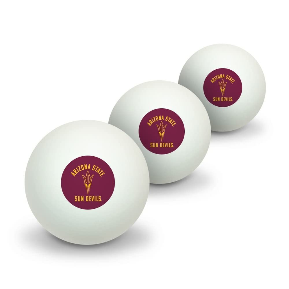 GRAPHICS & MORE Arizona State University Sun Devils Novelty Table Tennis Ping Pong Ball 3 Pack