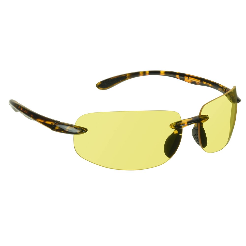 proSPORT Yellow Sun Glasses Men Women Rimless Night Vision Driving Riding Anti Glare