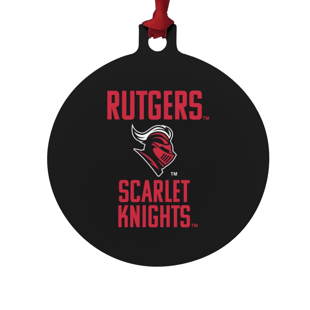 GRAPHICS & MORE Rutgers University Scarlet Knights Aluminum Holiday Christmas Tree Ornament - 3.0" (7.6 cm) x 3.37" (8.6 cm)
