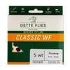 Dette Classic Weight Forward Fly Line (WF4F) view 1
