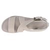 TOMS Women's Sidney Tread Leather and Suede Flat Sandal, Putty, 7 view 4