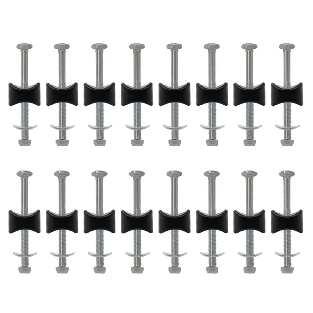 16 Pack 8mm x 94mm Steel Trampoline Screws - Long Screw Replacement Parts for Enhanced Stability