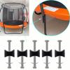 16 Pack 8mm x 94mm Steel Trampoline Screws - Long Screw Replacement Parts for Enhanced Stability view 4