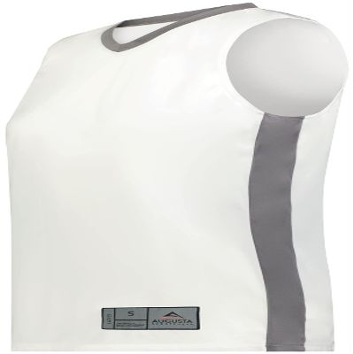 Ladies Match-Up Basketball Jersey White/Graphite S