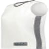 Ladies Match-Up Basketball Jersey White/Graphite S