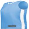 Ladies Match-Up Basketball Jersey Columbia Blue/White XS