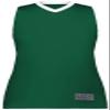 Ladies Match-Up Basketball Jersey Dark Green/White 2XL view 2