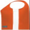 Ladies Match-Up Basketball Jersey Orange/White XS view 3