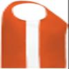 Ladies Match-Up Basketball Jersey Orange/White XS view 4