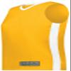 Ladies Match-Up Basketball Jersey Gold/White XS