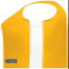 Ladies Match-Up Basketball Jersey Gold/White XS view 3