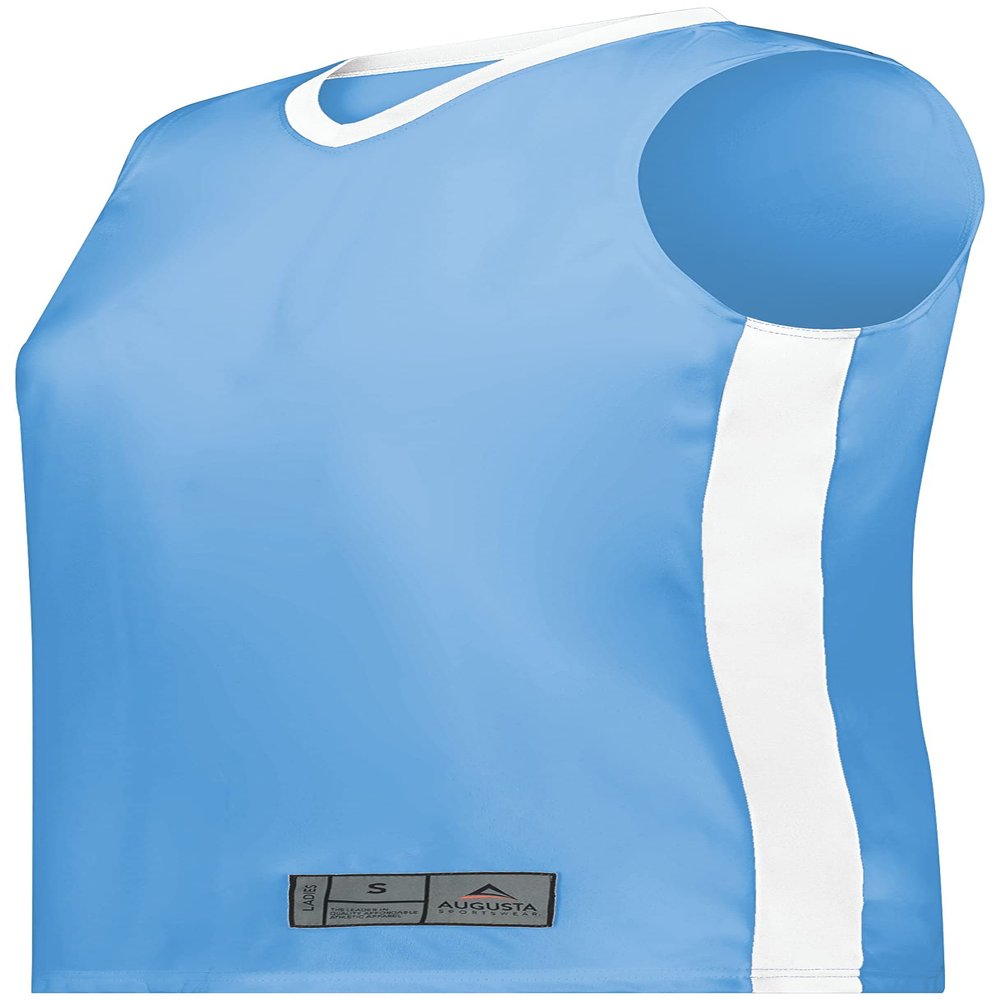 Ladies Match-Up Basketball Jersey Columbia Blue/White XL