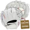 Valle Eagle 975S Strap-Back Infield Baseball Glove I Web  Sure Catch, Made with Soft Steer Hide Leather - Advanced Training & Practice Mitt for Youth, Boys & Girls  Right Hand Throw  White, 9.75 view 1