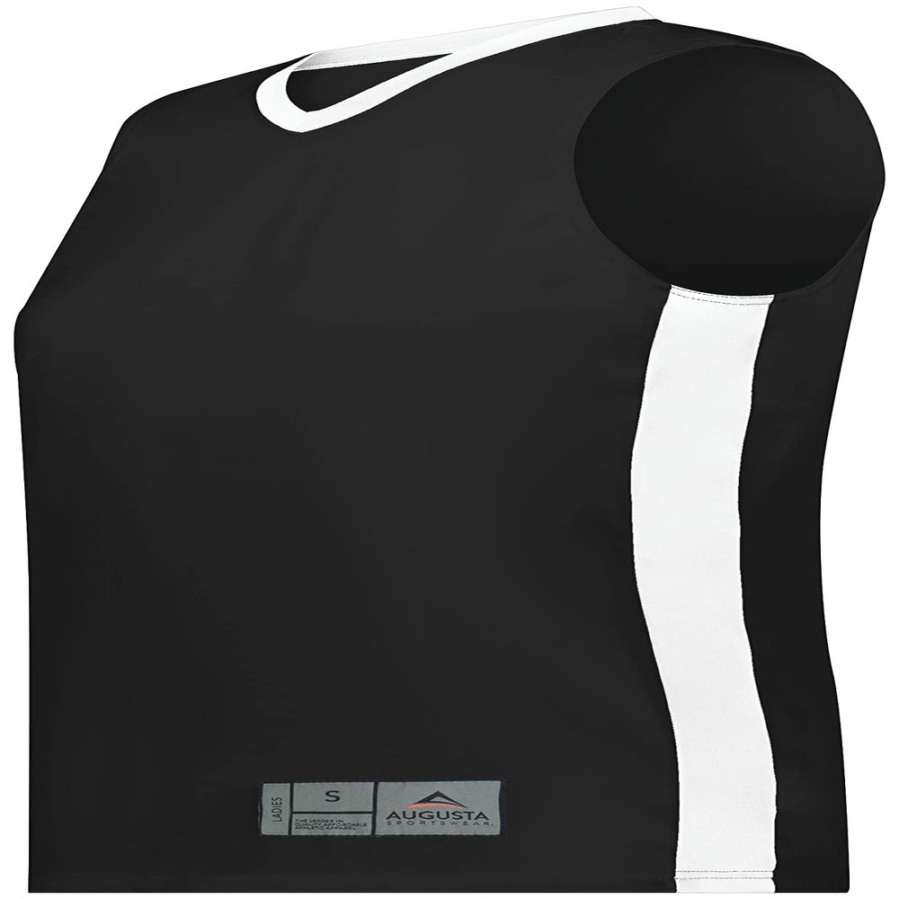 Ladies Match-Up Basketball Jersey Black/White XL