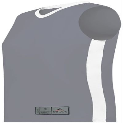 Ladies Match-Up Basketball Jersey Graphite/White L
