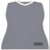 Ladies Match-Up Basketball Jersey Graphite/White L view 2