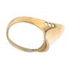 VBESTLIFE Archery Thumb Ring,Brass Archery Thumb Ring Portable Finger Protector with Anti Lost Rope for Outdoor (0.71in) view 4