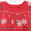 HonestBaby Holiday Outfit Sets Tops and Bottoms 100% Organic Cotton for Baby and Toddler Boys, Unisex, Fair Isle Red, 2T view 2