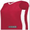 Ladies Match-Up Basketball Jersey Scarlet/White XL view 1