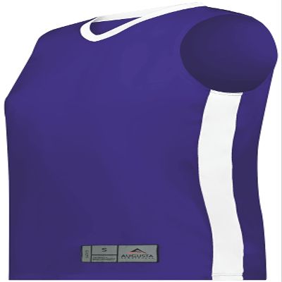 Ladies Match-Up Basketball Jersey Purple/White M