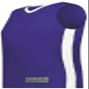 Ladies Match-Up Basketball Jersey Purple/White XL