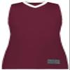 Ladies Match-Up Basketball Jersey Maroon/White XL view 2