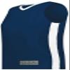 Ladies Match-Up Basketball Jersey Navy/White S view 1