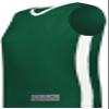 Ladies Match-Up Basketball Jersey Dark Green/White M