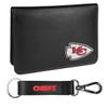 Siskiyou Sports NFL Kansas City Chiefs Weekend Bi-fold Wallet & Strap Key Chain, Black, One Size view 1