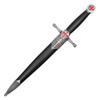 H-5973 15" Knights Templar Crusader Dagger view 1