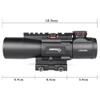 4x40mm Prism Scope GIII LS4X40 Red/Green/Blue Illuminated Reticle 4X Prism Scope (Horseshoe Reticle) view 4