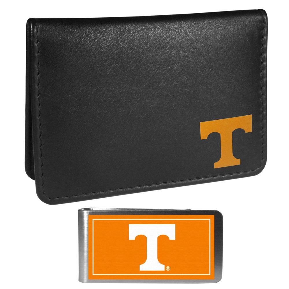 Siskiyou Sports NCAA Tennessee Volunteers Weekend Bi-fold Wallet & Color Money Clip, Black, One Size
