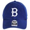 47 Brooklyn Dodgers Royal Blue Clean Up Adjustable Cap - MLB, Relaxed Fit, Vintage Throwback Baseball Dad Hat One Size view 2