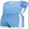 Youth Match-Up Basketball Shorts Columbia Blue/White S view 1