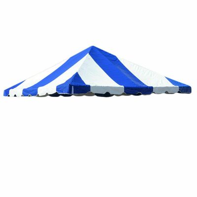 20' x 20' Replacement PVC Vinyl Tent Top | Blue | Compatible with Party Tents Direct Weekender West Coast Frame Tent | Waterproof | UV Resistant | Heavy Diuty