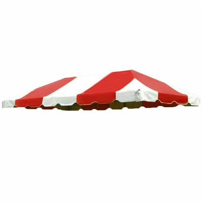 10' x 20' Replacement PVC Vinyl Tent Top | Red | Compatible with Party Tents Direct Weekender West Coast Frame Tent | Waterproof | UV Resistant | Heavy Diuty