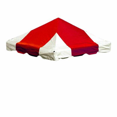 10' x 10' Replacement PVC Vinyl Tent Top | Red | Compatible with Party Tents Direct Weekender West Coast Frame Tent | Waterproof | UV Resistant | Heavy Duty