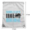 BDPWSS Theatre Drama Lover Gift Theater Drawstring Bag Comedy Tragedy Mask Gift Sorry i Cant i Have Rehearsal Drama Bag (I Have Rehearsal SSbp) view 2
