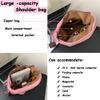 Makukke Tote Bag Women Large Crossbody Bag Stylish Handbag for Women Corduroy Hobo Bag Fashion shoulder Bag Purse view 3