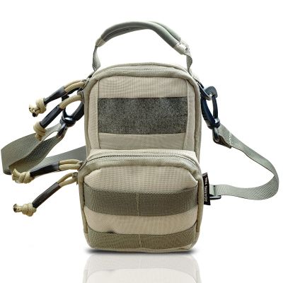 Roaring Fire Tinder Tactical Molle Utility Pouch, EDC Tool Organizer Pouch with Removable Sling Strap. Modular Organizer Pouches for Every Day Carry, Hiking, Camping (FDE)