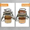 Roaring Fire Tinder Tactical Molle Utility Pouch, EDC Tool Organizer Pouch with Removable Sling Strap. Modular Organizer Pouches for Every Day Carry, Hiking, Camping (FDE) view 2