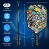 Pickleball Paddles Set of 2, USAPA Approved Fiberglass Pickleball Set with 4 Balls & Carry Bag, Lightweight Rackets for Beginners & Adults view 4