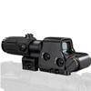558+3X Sight, Optical Holographic Hybrid Sight with 3X Magnifier, 558 Green/Red Dot Reflex Sight Scope + G33 Magnifying Glass Combo, Quick Release Rollover Multiplier, for 20mm Rail Mount (Black) view 3