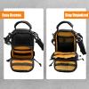 Roaring Fire Tinder Tactical Molle Utility Pouch, EDC Tool Organizer Pouch with Removable Sling Strap. Modular Organizer Pouches for Every Day Carry, Hiking, Camping (Black) view 2