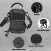 Roaring Fire Tinder Tactical Molle Utility Pouch, EDC Tool Organizer Pouch with Removable Sling Strap. Modular Organizer Pouches for Every Day Carry, Hiking, Camping (Black) view 4