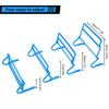 HOTOOLME Speed Agility Training Equipment Set - Includes Agility Ladder, Running Parachute, 8 Resistance Bands,20 Cones, 4 Hurdles, Jump Rope for Training Football, Soccer, Basketball Athletes view 3