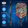 Pickleball Paddles Set of 2, USAPA Approved Fiberglass Pickleball Set with 4 Balls & Carry Bag, Lightweight Rackets for Beginners & Adults view 4